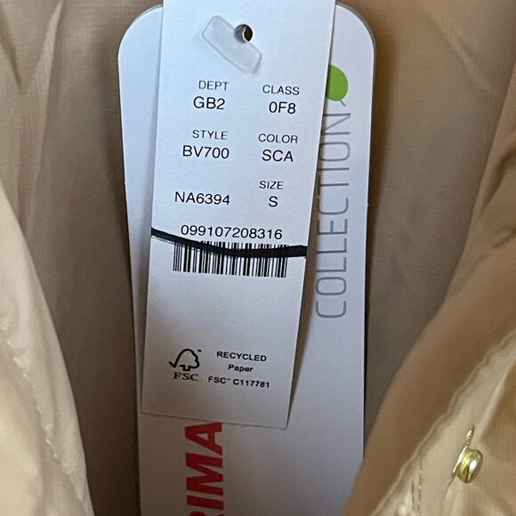 J. Crew Villa Shiny Puffer Coat Made with PrimaLoft in Sand Castle Size S NWT - Picture 12 of 15